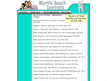 Tablet Screenshot of myrtlebeachdentists.com